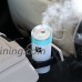 LEISURE TIME 300ML Mist Humidifier  Ultrasonic Pure Water Humidifier  No Noise Mini Portable Intelligent 2 Fog Modes Essential Oil Scent Diffuser For Office  Car  Bedroom (Blue) - B077QS6Y17